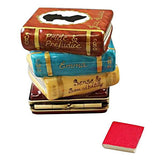 Jane Austen Stack of Books Limoges Box by Rochard™-Limoges Box-Rochard-Top Notch Gift Shop