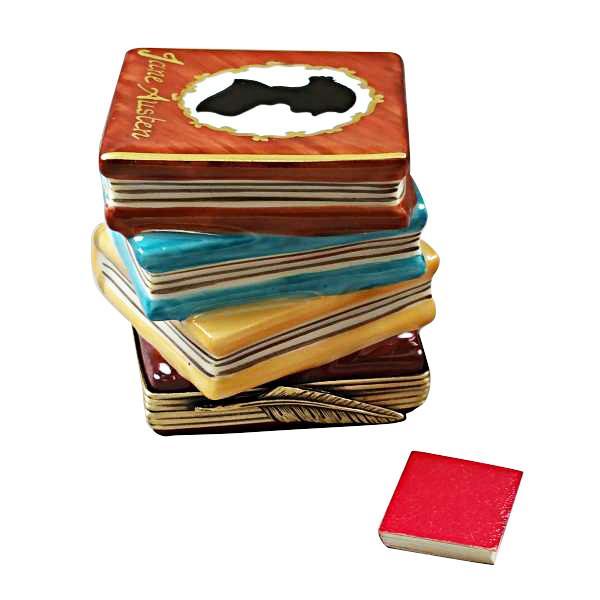 Jane Austen Stack of Books Limoges Box by Rochard™-Limoges Box-Rochard-Top Notch Gift Shop