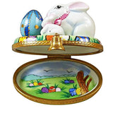 Bunny with Eggs and Babies Limoges Box by Rochard™-Limoges Box-Rochard-Top Notch Gift Shop