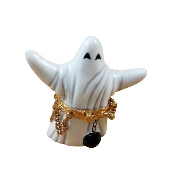 Ghost with Ball and Chain Limoges Box by Rochard™-Limoges Box-Rochard-Top Notch Gift Shop