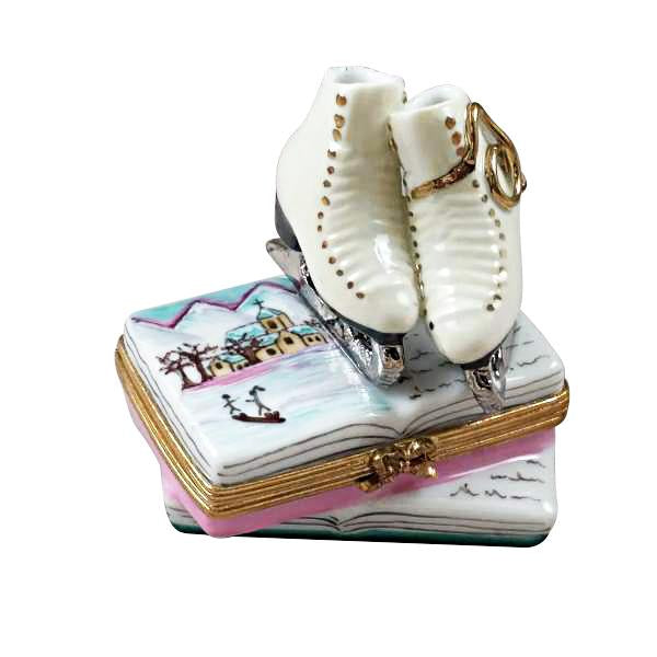 Skates On Book Limoges Box by Rochard™-Limoges Box-Rochard-Top Notch Gift Shop