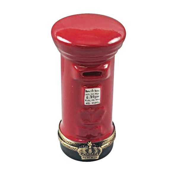 Red English Post Box Limoges Box by Rochard™-Limoges Box-Rochard-Top Notch Gift Shop