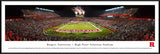 Rutgers Football - "End Zone" Panorama Framed Print-Print-Blakeway Worldwide Panoramas, Inc.-Top Notch Gift Shop