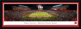 Rutgers Football - "End Zone" Panorama Framed Print-Print-Blakeway Worldwide Panoramas, Inc.-Top Notch Gift Shop