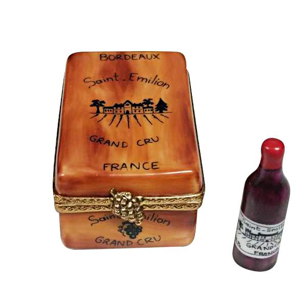 Bordeaux Tasting Crate Limoges Box by Rochard™-Limoges Box-Rochard-Top Notch Gift Shop