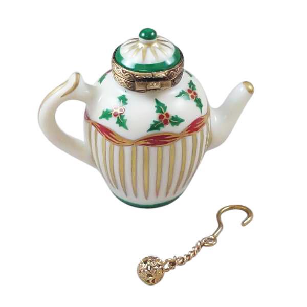 Christmas Teapot Limoges Box by Rochard™-Limoges Box-Rochard-Top Notch Gift Shop