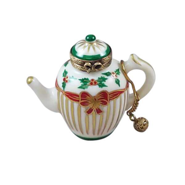 Christmas Teapot Limoges Box by Rochard™-Limoges Box-Rochard-Top Notch Gift Shop