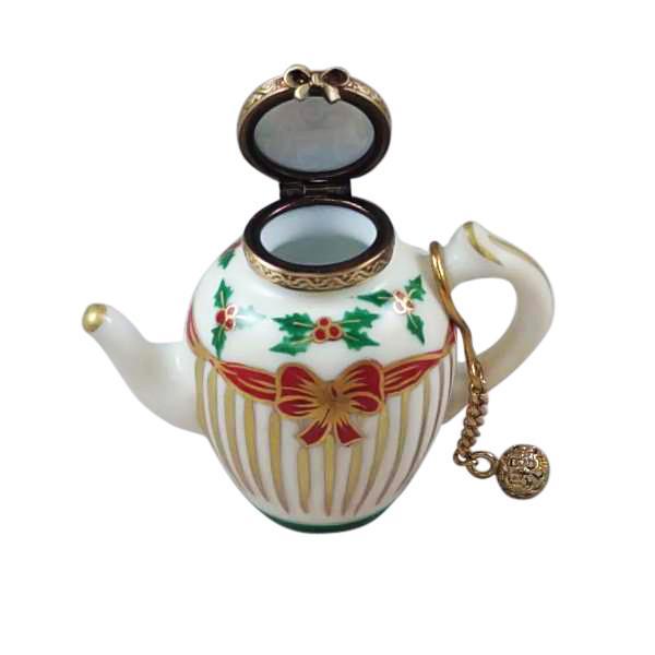 Christmas Teapot Limoges Box by Rochard™-Limoges Box-Rochard-Top Notch Gift Shop