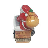 Santa Claus On Roof Limoges Box by Rochard™-Limoges Box-Rochard-Top Notch Gift Shop