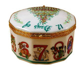 12 Days of Christmas Limoges Box with Removable Wreath by Rochard™-Limoges Box-Rochard-Top Notch Gift Shop