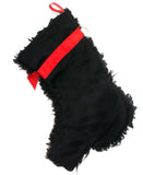 "Curly" Black Dog Christmas Stocking-Holiday Stocking-Hearth Hounds-Top Notch Gift Shop