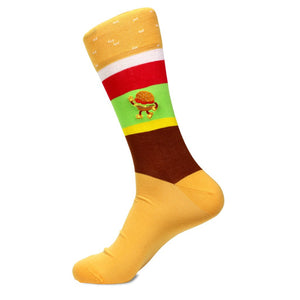 Golden Arches - Men's Mid Calf Cotton Blend Socks-Socks-Soxfords-Top Notch Gift Shop
