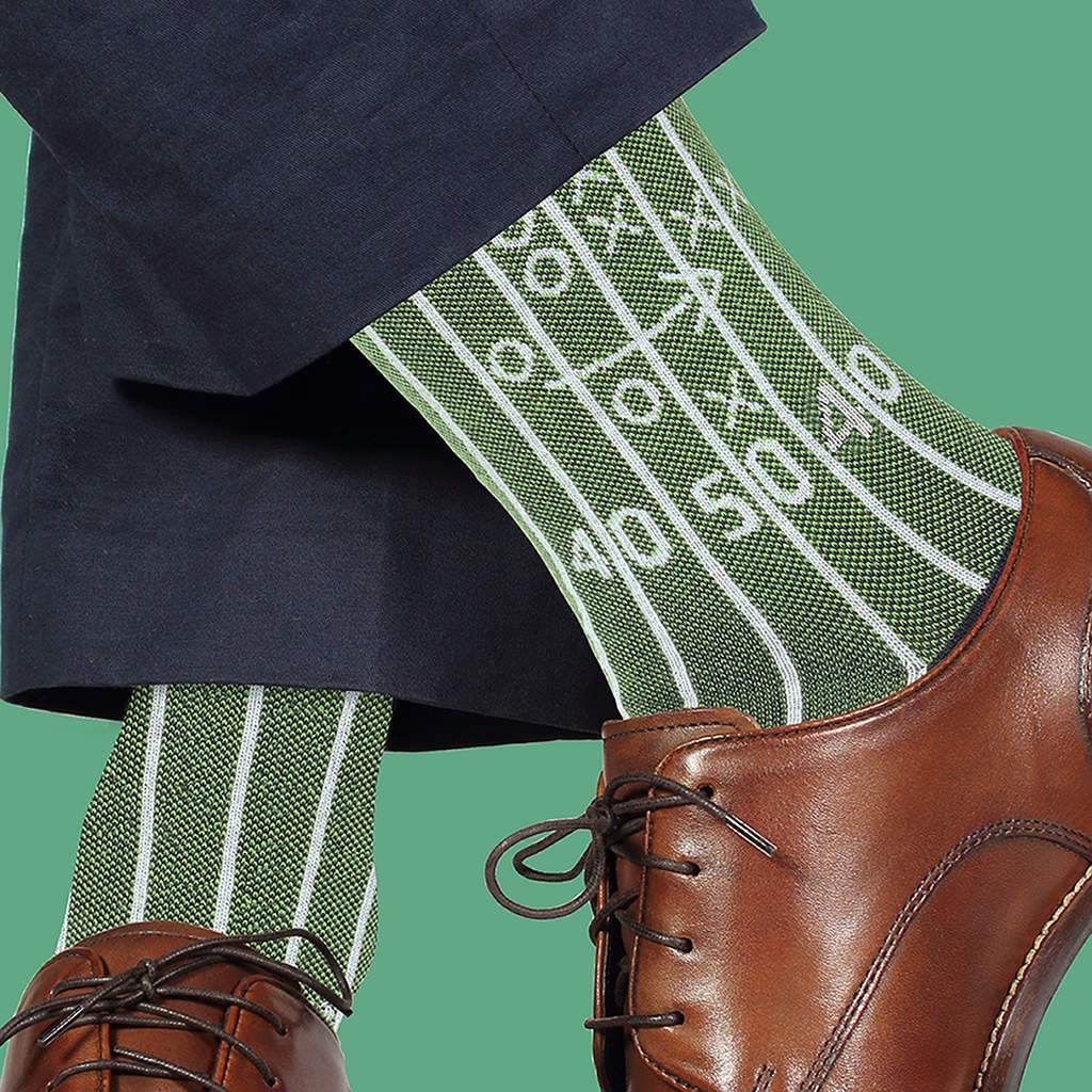 Pig Skin - Men's Mid Calf Cotton Blend Socks-Socks-Soxfords-Top Notch Gift Shop