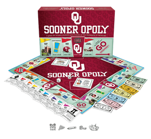 Sooner-opoly University of Oklahoma Monopoly Game-Game-Late For The Sky-Top Notch Gift Shop