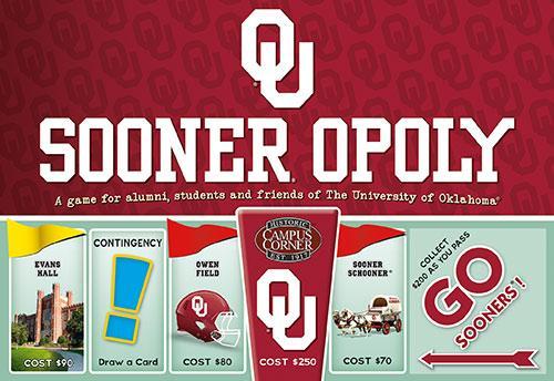 Sooner-opoly University of Oklahoma Monopoly Game-Game-Late For The Sky-Top Notch Gift Shop