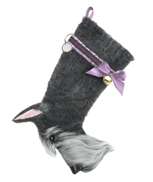 Schnauzer Christmas Stocking-Holiday Stocking-Hearth Hounds-Top Notch Gift Shop