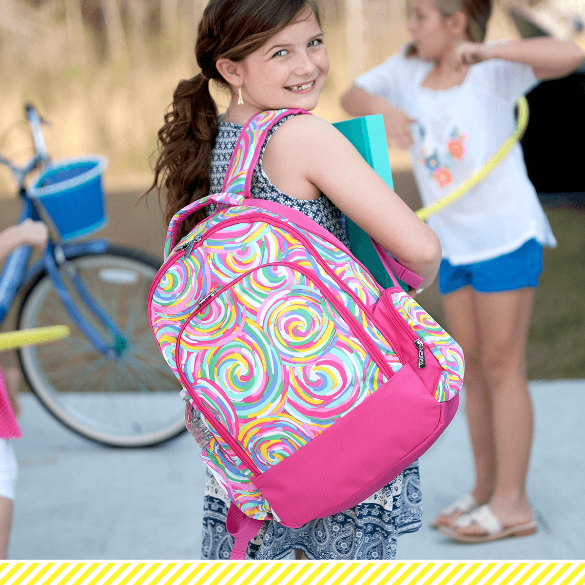 Summer Sorbet Backpack - Personalized-Backpack-Viv&Lou-Top Notch Gift Shop