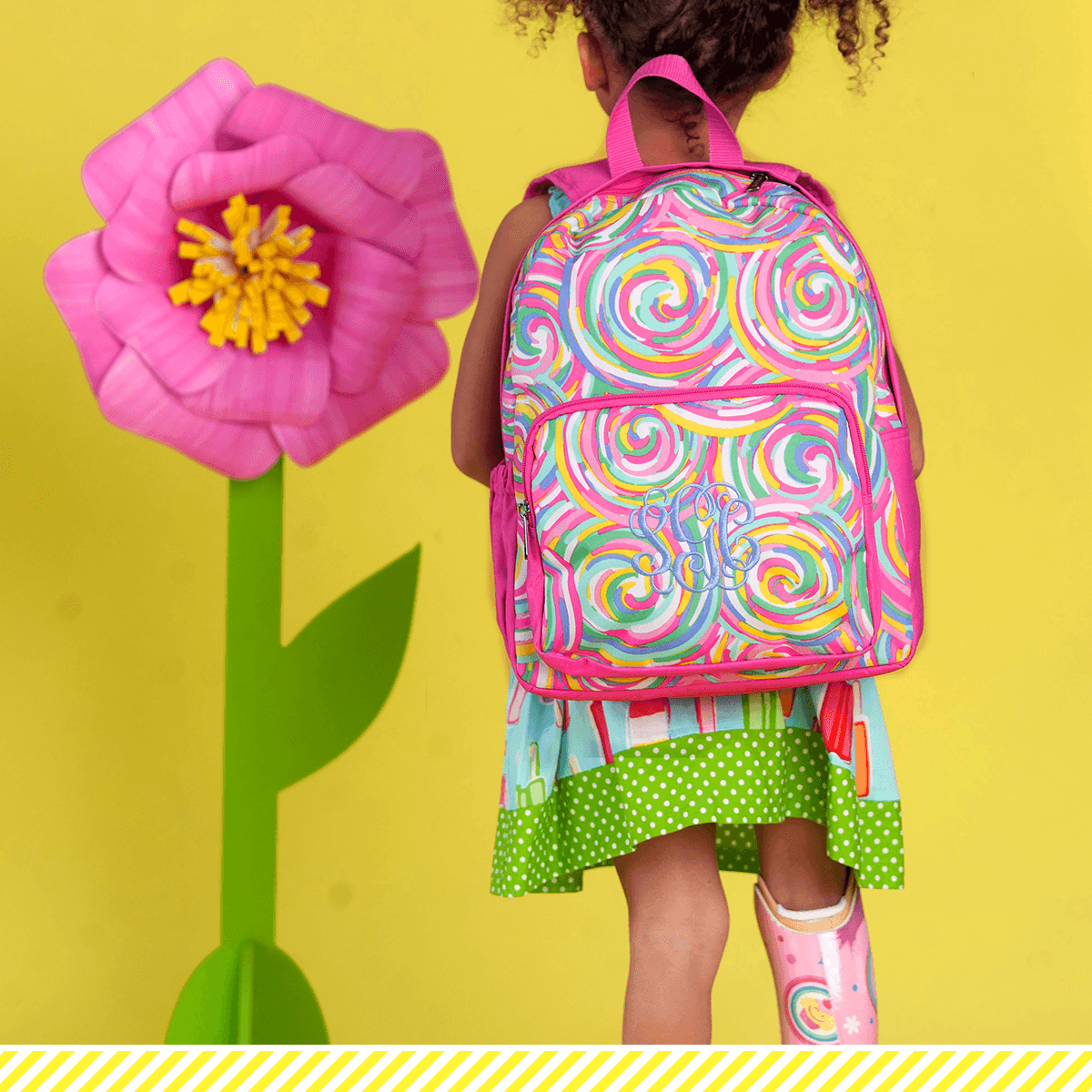 Summer Sorbet Backpack - Personalized-Backpack-Viv&Lou-Top Notch Gift Shop