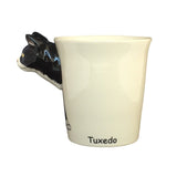 Tuxedo Cat Hand Painted Coffee Mug-Mug-Sea Island-Top Notch Gift Shop