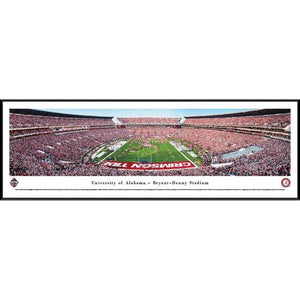 Alabama Football - "Iron Bowl" Panorama Framed Print-Print-Blakeway Worldwide Panoramas, Inc.-Top Notch Gift Shop