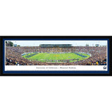 Cal Berkeley Football - "Stadium 50 Yard Line" Panorama Framed Print-Print-Blakeway Worldwide Panoramas, Inc.-Top Notch Gift Shop