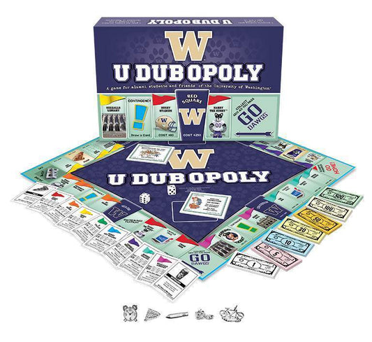 UDUB-opoly Monopoly Board Game-Game-Late For The Sky-Top Notch Gift Shop