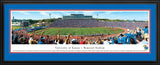 Kansas Football - "Stadium 50 Yard Line" Panorama Framed Print-Print-Blakeway Worldwide Panoramas, Inc.-Top Notch Gift Shop