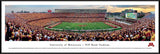 Minnesota Football - "Stadium 50 Yard Line" Panorama Framed Print-Print-Blakeway Worldwide Panoramas, Inc.-Top Notch Gift Shop