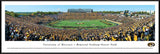 Missouri Football - "Stadium 50 Yard Line" Panorama Framed Print-Print-Blakeway Worldwide Panoramas, Inc.-Top Notch Gift Shop