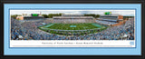 North Carolina Football - "Stadium 50 Yard Line" Panorama Framed Print-Print-Blakeway Worldwide Panoramas, Inc.-Top Notch Gift Shop
