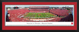 Nebraska Football - "Stadium 50 Yard Line" Panorama Framed Print-Print-Blakeway Worldwide Panoramas, Inc.-Top Notch Gift Shop