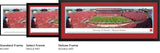 Nebraska Football - "Stadium 50 Yard Line" Panorama Framed Print-Print-Blakeway Worldwide Panoramas, Inc.-Top Notch Gift Shop