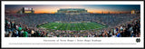 Notre Dame Football - "Stadium 50 Yard Line" Panorama Framed Print-Print-Blakeway Worldwide Panoramas, Inc.-Top Notch Gift Shop