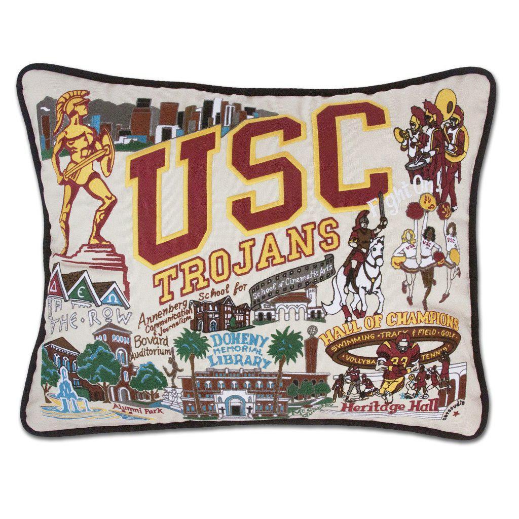 USC Embroidered CatStudio Pillow-Pillow-CatStudio-Top Notch Gift Shop