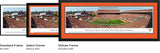 Texas Football - "50 Yard Line" Panorama Framed Print-Print-Blakeway Worldwide Panoramas, Inc.-Top Notch Gift Shop