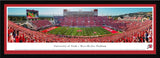 Utah Football - "50 Yard Line" Panorama Framed Print-Print-Blakeway Worldwide Panoramas, Inc.-Top Notch Gift Shop