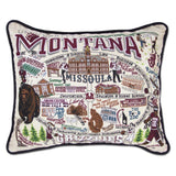 University of Montana Embroidered CatStudio Pillow-Pillow-CatStudio-Top Notch Gift Shop