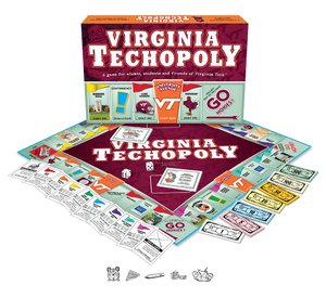 VA TECH-opoly Virginia Tech Monopoly Game-Game-Late For The Sky-Top Notch Gift Shop