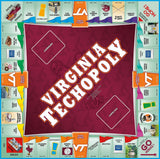 VA TECH-opoly Virginia Tech Monopoly Game-Game-Late For The Sky-Top Notch Gift Shop