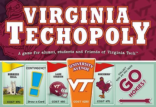 VA TECH-opoly Virginia Tech Monopoly Game-Game-Late For The Sky-Top Notch Gift Shop