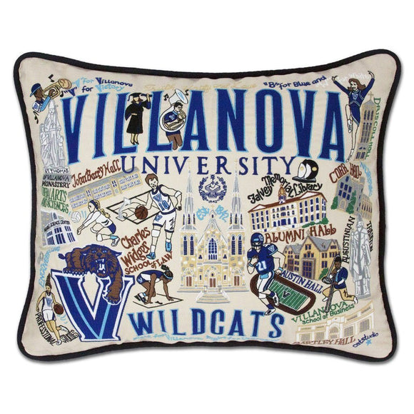 Villanova University Embroidered Pillow by CatStudio-Pillow-CatStudio-Top Notch Gift Shop