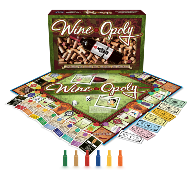 Wine-opoly Monopoly Game-Game-Late For The Sky-Top Notch Gift Shop