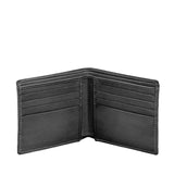 Black Bi-Fold Wallet - Vachetta Leather - Personalized-Wallet-Graphic Image, Inc.-Top Notch Gift Shop