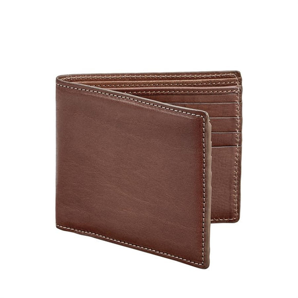 Brown Bi-Fold Wallet - Vachetta Leather - Personalized-Wallet-Graphic Image, Inc.-Top Notch Gift Shop