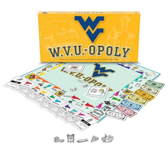 WVU-opoly - University of West Virginia Monopoly Game-Game-Late For The Sky-Top Notch Gift Shop