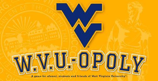 WVU-opoly - University of West Virginia Monopoly Game-Game-Late For The Sky-Top Notch Gift Shop