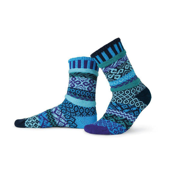 Water Mismatched Crew Socks-Socks-Solmate Socks-Top Notch Gift Shop