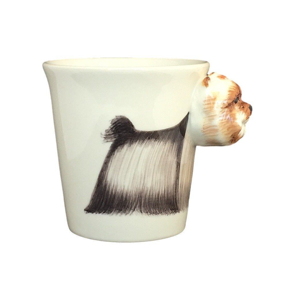 Yorkshire Terrier Hand Painted Coffee Mug-Mug-Sea Island-Top Notch Gift Shop