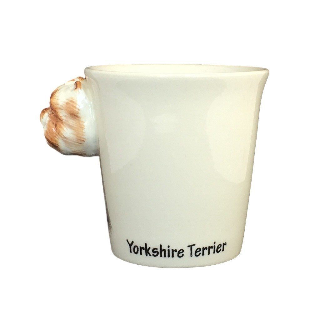 Yorkshire Terrier Hand Painted Coffee Mug-Mug-Sea Island-Top Notch Gift Shop