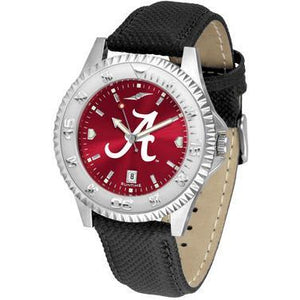 Alabama Crimson Tide Competitor AnoChrome - Poly/Leather Band Watch-Watch-Suntime-Top Notch Gift Shop